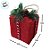 Enfeite de Pendurar de Natal - Caixa de Presente - Vermelho - 7x7cm - 1 unidade - Rizzo - Imagem 3