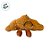 Chaveiro de Pelúcia Croissaint - Bege - 14x8cm - 1 unidade - Rizzo - Imagem 5