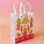Sacola de Plástico Transparente Fosca - Rosa Tropical - 23x30x12cm - 1 unidade - Rizzo - Imagem 1