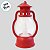 Mini Lampião Decorativo com Led - Vermelho - 5x9x4cm - 1 unidade - Rizzo - Imagem 2