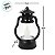 Mini Lampião Decorativo com Led - Preto - 5x9x4cm - 1 unidade - Rizzo - Imagem 3