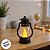 Mini Lampião Decorativo com Led - Preto - 5x9x4cm - 1 unidade - Rizzo - Imagem 4
