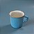 Caneca de Porcelana - Azul - 70ml - 1 unidade - Rizzo - Imagem 1