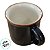 Caneca de Porcelana - Preto - 70ml - 1 unidade - Rizzo - Imagem 2