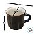 Caneca de Porcelana - Preto - 70ml - 1 unidade - Rizzo - Imagem 3