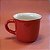 Caneca de Porcelana - Vermelho - 140ml - 1 unidade - Rizzo - Imagem 1