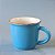 Caneca de Porcelana - Azul - 140ml - 1 unidade - Rizzo - Imagem 1