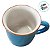 Caneca de Porcelana - Azul - 140ml - 1 unidade - Rizzo - Imagem 2