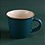 Caneca de Porcelana - Verde Escuro - 140ml - 1 unidade - Rizzo - Imagem 1