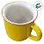 Caneca de Porcelana - Amarelo - 140ml - 1 unidade - Rizzo - Imagem 2