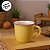 Caneca de Porcelana - Amarelo - 140ml - 1 unidade - Rizzo - Imagem 4