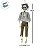 Enfeite Decorativo de Halloween Para Pendurar - Esqueleto Zumbi Apolônio - 40cm - 1 unidade - Cromus - Rizzo - Imagem 5