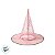 Chapéu de Bruxa Transparente Rosa - Teia de Aranha Dourada - Halloween  - 1 unidade - Rizzo - Imagem 5