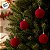Bolas de Natal em Tubo - Borgonha - Veludo, Lisa e Gomo - 10cm - 6 unidades - Cromus - Rizzo - Imagem 5