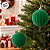 Bolas de Natal em Tubo - Verde - Veludo, Lisa e Gomo - 10cm - 6 unidades - Cromus - Rizzo - Imagem 5