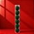 Bolas de Natal em Tubo - Verde - Veludo, Lisa e Gomo - 8cm - 6 unidades - Cromus - Rizzo - Imagem 1