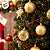 Bolas de Natal em Tubo - Ouro - Fosco e Translúcido - 10cm - 6 unidades - Cromus - Rizzo - Imagem 5