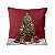 Almofada de Natal com Cardone - Árvore de Natal - Vermelho - 43x43cm - 1 unidade - Rizzo - Imagem 2