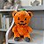 Urso Abóbora Laranja de Pelúcia - 14x22x15cm - Halloween - 1 unidade - Rizzo - Imagem 5