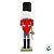 Boneco Soldado Quebra Nozes de Madeira - Placa "Christmas" - Vermelho e Azul - 38cm - 1 unidade - Rizzo - Imagem 7