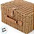 Kit Cesta Pic Nic Para 2 Pessoas - 40x20x30cm com 14 Peças - Natural - 1 unidade - Cromus - Rizzo - Imagem 4