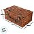 Kit Cesta Pic Nic Para 4 Pessoas - 45x19x30cm com 24 Peças - Marrom/Vermelho - 1 unidade - Cromus - Rizzo - Imagem 7