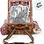 Kit Cesta Pic Nic Para 2 Pessoas - 40x21x28cm com 17 Peças - Natural/Vermelho - 1 unidade - Cromus - Rizzo - Imagem 5