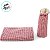 Kit Cesta Pic Nic Para 2 Pessoas - 40x21x28cm com 17 Peças - Natural/Vermelho - 1 unidade - Cromus - Rizzo - Imagem 7