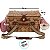 Kit Cesta Pic Nic Para 2 Pessoas - 40x21x28cm com 17 Peças - Natural/Vermelho - 1 unidade - Cromus - Rizzo - Imagem 9