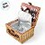 Kit Cesta Pic Nic Para 4 Pessoas - 38x18x28cm com 22 Peças - Natural/Vermelho - 1 unidade - Cromus - Rizzo - Imagem 3