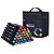 Kit Canetinhas Marcador para Colorir com Estojo - 40 Cores - Ponta Bullet 1mm e Chanfrada 6mm - 1 unidade - Deli - Rizzo - Imagem 3