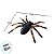 Enfeite Decorativo de Halloween Aranha com Glitter - 7x6cm - 6 unidades - PartiuFesta - Rizzo - Imagem 5