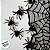 Enfeite Decorativo de Halloween Aranha com Glitter - 7x6cm - 6 unidades - PartiuFesta - Rizzo - Imagem 6