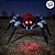 Aranha de Halloween Inflável com LED - 240cm - 1 unidade - PartiuFesta - Rizzo - Imagem 1
