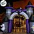 Arco Castelo Assombrado de Halloween Inflável com LED - 270cm - 1 unidade - PartiuFesta - Rizzo - Imagem 5