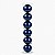 Bolas De Natal em Tubo - Azul - Perolada - 8cm - 6 unidades - Cromus - Rizzo - Imagem 3