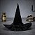 Chapéu de Bruxa Preto com Véu - Isadora - 50cm - 1 unidade - Cromus - Rizzo - Imagem 1