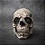 Máscara de Halloween - Crânio Envelhecido - 17x15x22cm - 1 unidade - Cromus - Rizzo - Imagem 1
