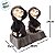 Enfeite Decorativo De Halloween Com Som, Luz e Movimento - Caveiras Mike e Josh - 24x24x15cm - 1 unidade - Cromus -Rizzo - Imagem 5
