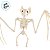 Enfeite Decorativo de Halloween - Esqueleto Morcego - 16x29x5cm - 1 unidade - Cromus - Rizzo - Imagem 3