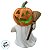 Enfeite Decorativo Halloween em Resina - Abóbora Fantasma com LED Colorido - 14x8,5x7,5cm - 1 unidade - Cromus - Rizzo - Imagem 4