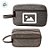 Necessaire Masculina Personalize com Logo - Cinza - 25,5x9,5x15,5cm - 1 unidade - Rizzo - Imagem 3