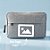 Necessaire Masculina Personalize com Logo - Cinza - 23x15x7cm - 1 unidade - Rizzo - Imagem 1
