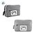 Necessaire Masculina Personalize com Logo - Cinza - 23x15x7cm - 1 unidade - Rizzo - Imagem 3