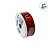 Fita de Cetim 22mm x 10m - Feliz Natal Vermelho e Branco - ECF005S Cor 305 - Rolo 10m - 1 unidade - Progresso - Rizzo - Imagem 3