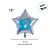 Balão de Festa 18" Microfoil - Estrela Holográfico Espelhado 2D - 45cm - 1 unidade - Rizzo - Imagem 4