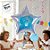 Balão de Festa 18" Microfoil - Estrela Holográfico Espelhado 2D - 45cm - 1 unidade - Rizzo - Imagem 5