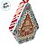Lata de Natal de Metal para Pendurar - Casa de Doces - 10x13,5x4cm - 1 unidade - Rizzo - Imagem 3