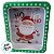 Lata de Natal de Metal com Visor - Verde - Noel Ho Ho Ho - 13x10x5cm - 1 unidade - Rizzo - Imagem 2