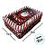 Lata de Natal de Metal com Visor - Vermelha - Noel com Doce e Presente - 13x19x6cm - 1 unidade - Rizzo - Imagem 5